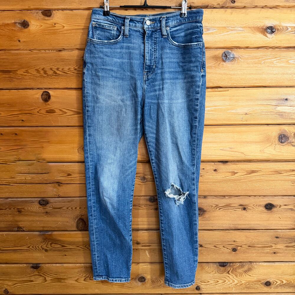 Madewell Mom Jeans Distressed Size 26